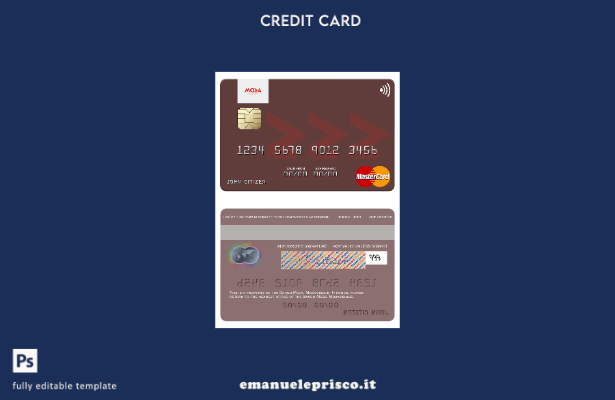 modello mastercard Banco Moza stile verificato Mozambico